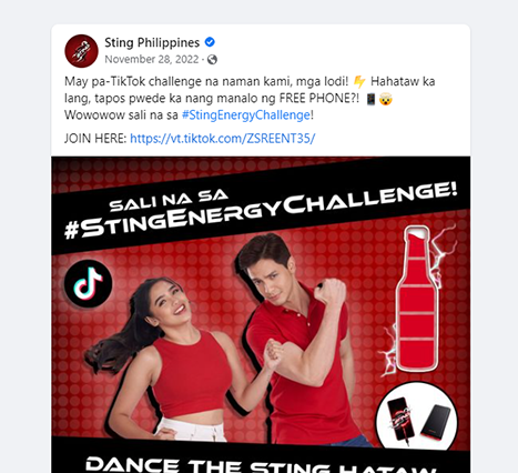Sting Energy Drink SMM 2